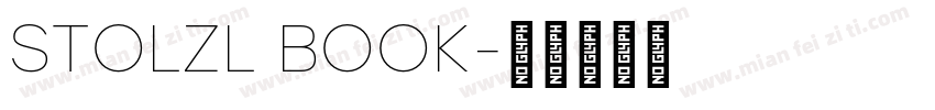 STOLZL BOOK字体转换